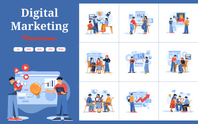 M382_Digital Marketing Illustrations