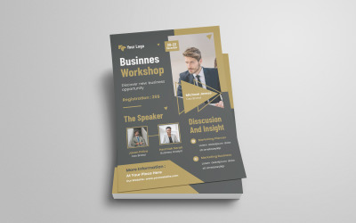 Modelo de Folheto de Workshop de Negócios