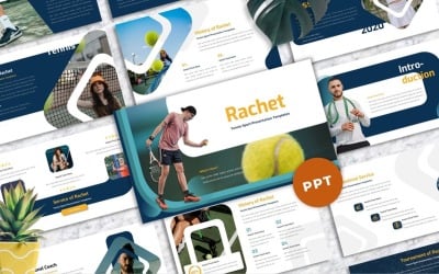 Rachet - Tennis Sport Powerpoint