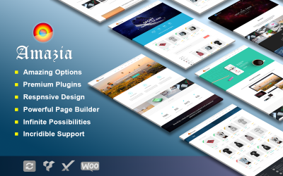 Amazia - víceúčelové téma Wordpress