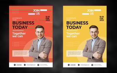 Профессиональные шаблоны бизнес-флаеров