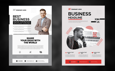 Professionele zakelijke flyer V3