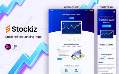 Stockiz Stock Market Landing Page
