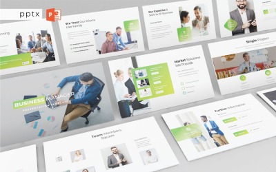 Gestionnaire d'entreprise - Diapositive d'infographie PowerPoint