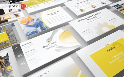 Icontruct - Слайд с инфографикой PowerPoint