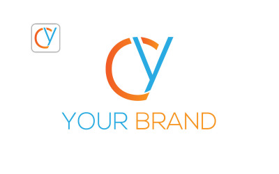 CY-Luxus-Logo-Vektorvorlage