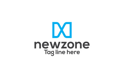 Newzone N Letter Logo Design Template