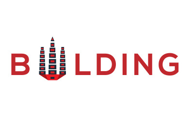 Projekt szablonu wektor logo budynku
