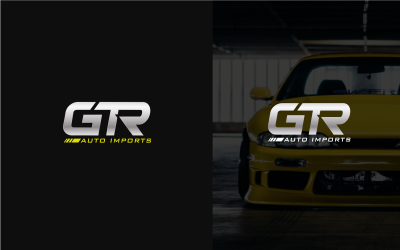 GTR Automobile logotypdesign