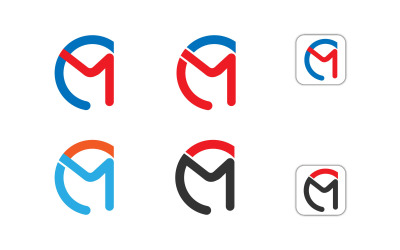 CM Logo Şablonu Vektör Tasarımı