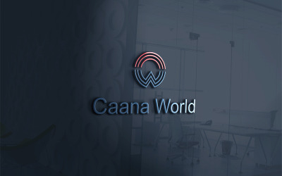 CW Logo Tasarım Vektör Şablonu