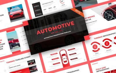 AutoMotive Automotive Шаблон PowerPoint
