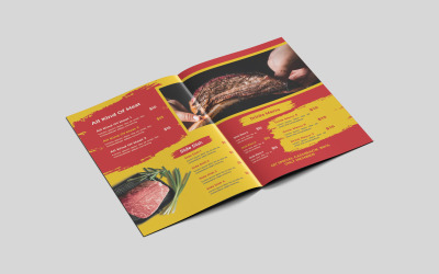 Food Menu Bifold Template