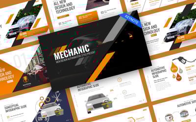 Mechanic Automotive Keynote Template