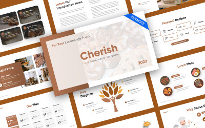 Modello di keynote per panetteria alimentare