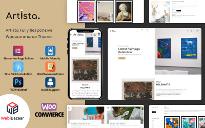 Artista - тема WooCommerce Art Gallery