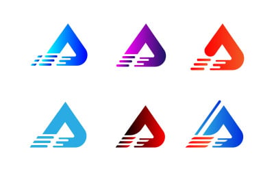 D Letter Creative  Logo Design Template