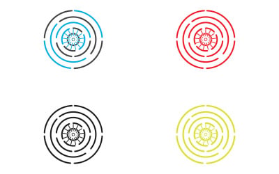 Kreis-Logo-Design-Vektor-Vorlage