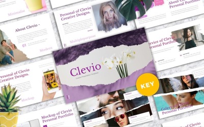 Clevio - персональне портфоліо Keynote