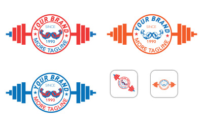 GYM-or-Body-Fitness-Logo-Template