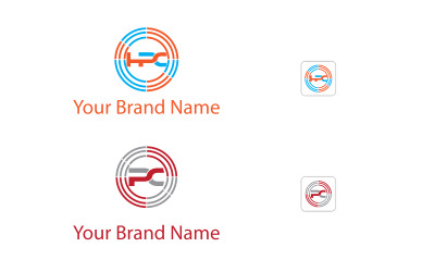 HPC-ou-PC-Creative-Logo-Design-Vector