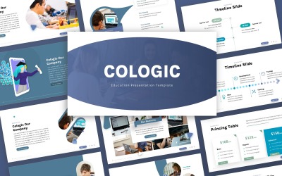 Cologic - Mehrzweck-PowerPoint-Vorlage für Bildung