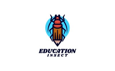 Logo semplice dell&amp;#39;insetto di istruzione