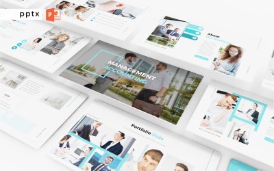 Management Accounting - PowerPoint-Infografik-Folie