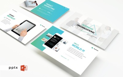 Unternehmensorganisationen - PowerPoint-Infografik-Folie