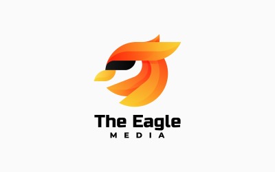 Kartal Kafası Medya Gradyan Logosu
