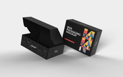 Box Packaging Mockup PSD Template Vol 12
