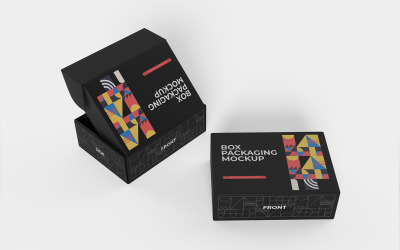 Box Packaging Mockup PSD Template Vol 15