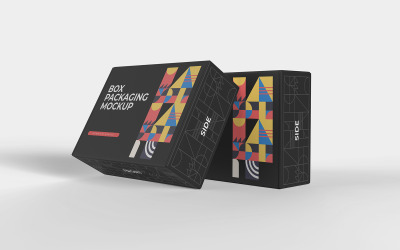 Box Packaging Mockup PSD Template Vol 27