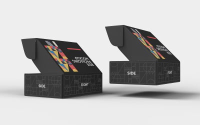 Box Packaging Mockup PSD Template Vol 36
