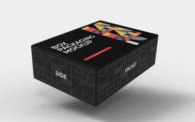 Box Packaging Mockup PSD Template Vol 55
