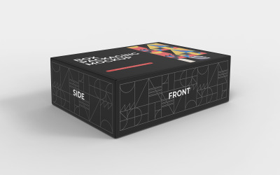 Box Packaging Mockup PSD Template Vol 60