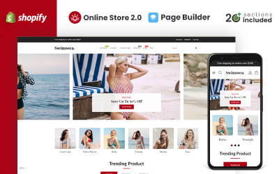 Badkläder Underkläder Store Shopify-tema