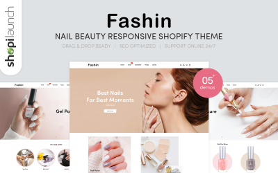 Fashin - Nail Beauty 响应式 Shopify 主题