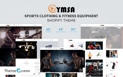 Gymsa - Shopify Theme für Sportbekleidung und Fitnessgeräte