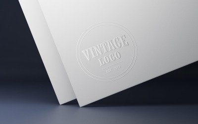 Szablon PSD Logo Mockup Tom 09