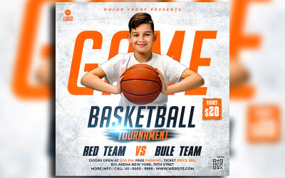 Basketball Tournament  Social Media Instagram banner