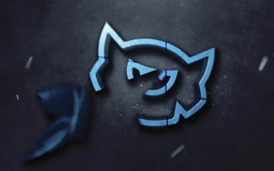 Grunge Pieces Logo Reveal After Effects Template
