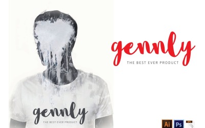 Gennly Tipografia Fashion Logo