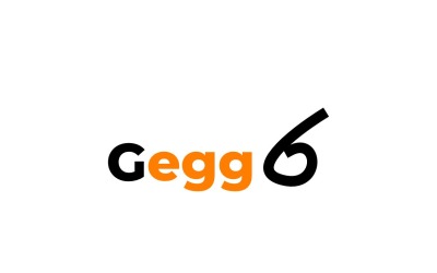 G Egg Espaço Negativo Inteligente Logotipo Duplo Significado