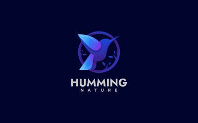 Humming Gradient Logo Style