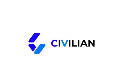 Monogramme CV Tech Logo plat