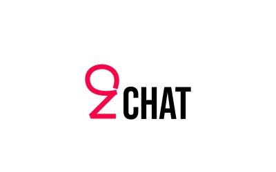 Písmeno Z Chat Negativní Prostor Logo