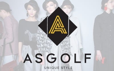 Premium kläder varumärke logotyp mall