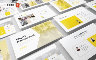 Project Management- PowerPoint Infographics Slide