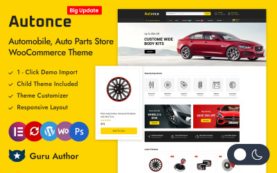 Autonce - Otomobil Parçaları WooCommerce Duyarlı Teması
